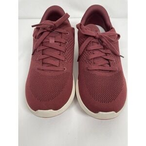 Kizik Lima Sneakers Hands Free Red Shoes Mesh Slip On M 8/W 9.5 Wide